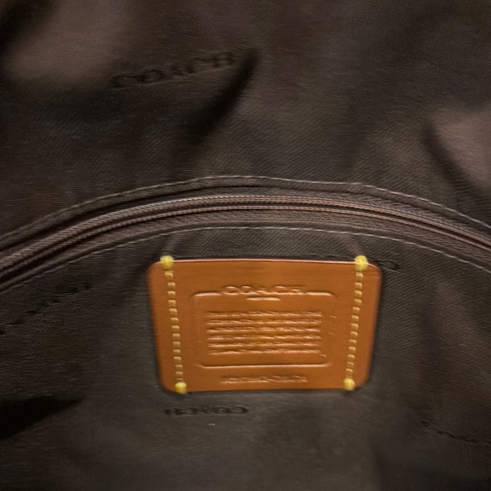 Coach Red and Brown Hobo Bag and wallet set - Picture 14 of 17